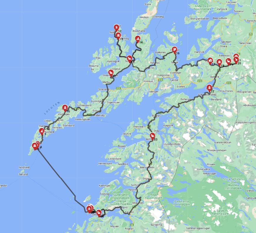 Bodo Round trip - Arctic Wonders
